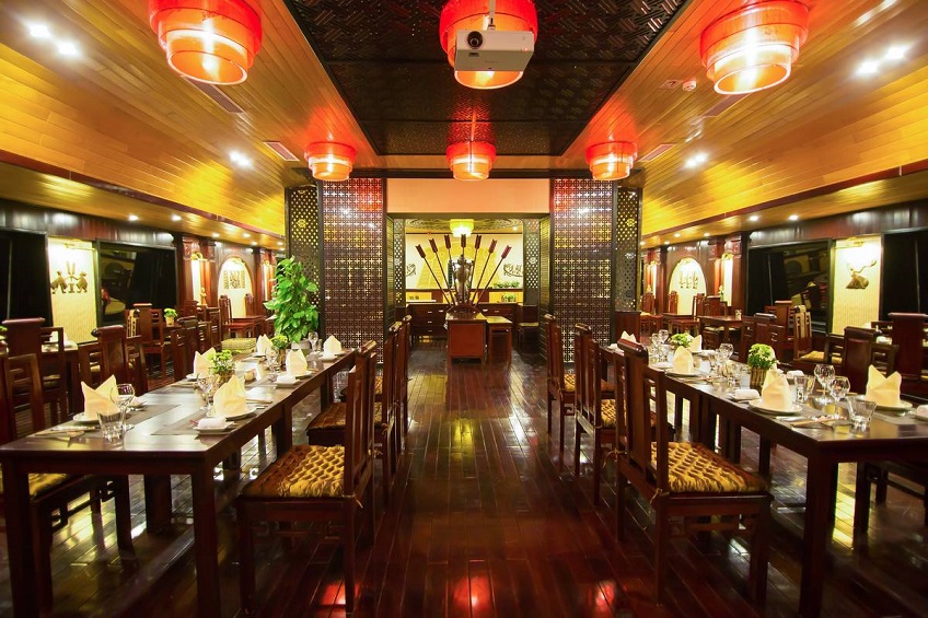 Halong Bay Luxury Cruise Restaurant Bar Dragon Legend