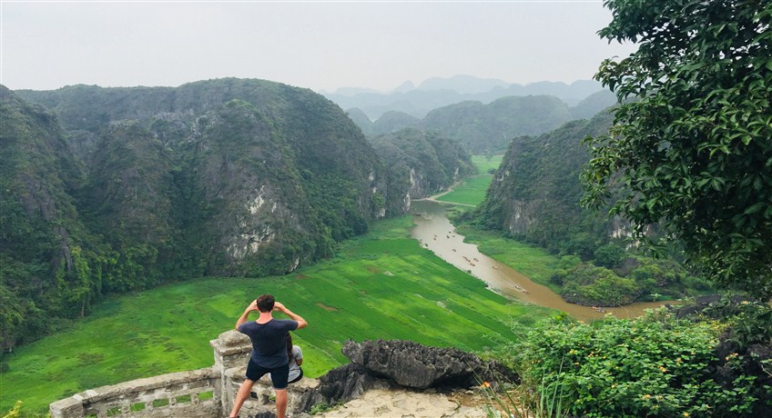 ninh binh on a bicycle tour